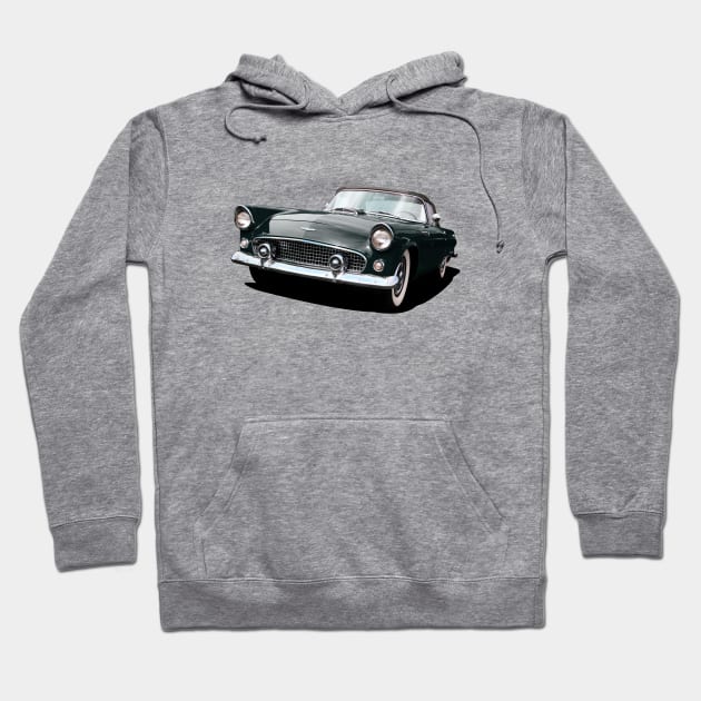 1956 Ford Thunderbird Hoodie by candcretro